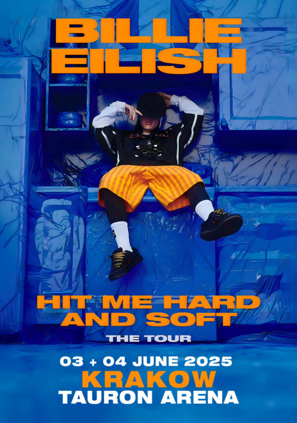 BILLIE EILISH Hit Me Hard & Soft 2025 Tour: KRAKOW Tauron Arena Poster