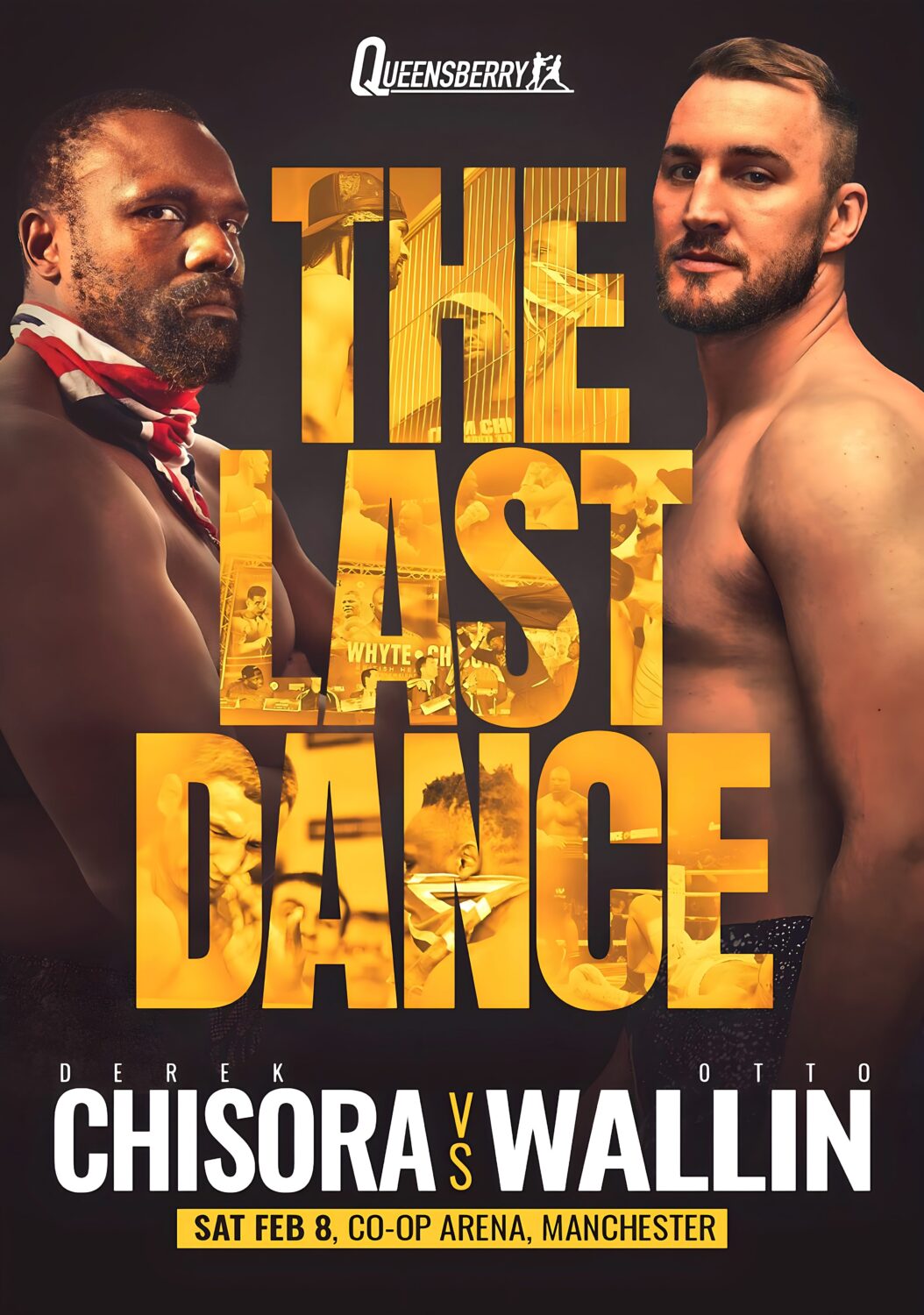 DEREK CHISORA vs. OTTO WALLIN The Last Dance 2025 Manchester Boxing Fight Poster