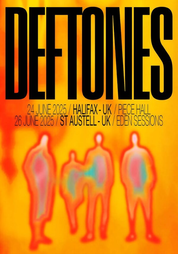 DEFTONES Summer 2025 UK Tour: HALIFAX - ST AUSTELL Poster