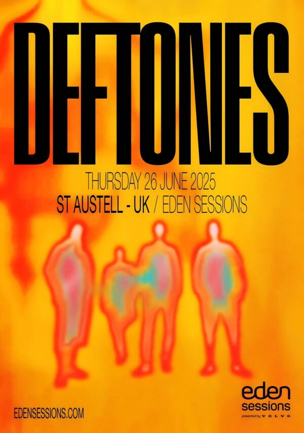 DEFTONES Summer 2025 UK Tour: ST AUSTELL Eden Sessions Poster