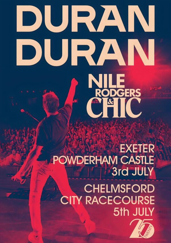 DURAN DURAN Evil Woman 2025 UK Tour: EXETER - CHELMSFORD Poster