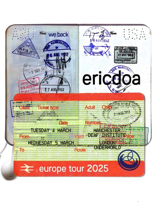 ERICDOA DOA 2025 UK Tour: MANCHESTER - LONDON Poster