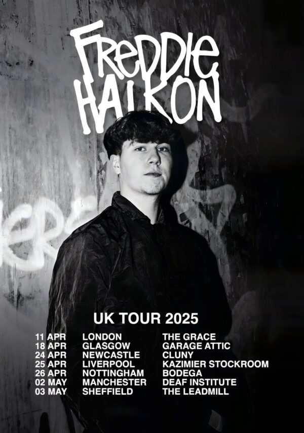 FREDDIE HALKON Room 26 2025 UK Tour Poster