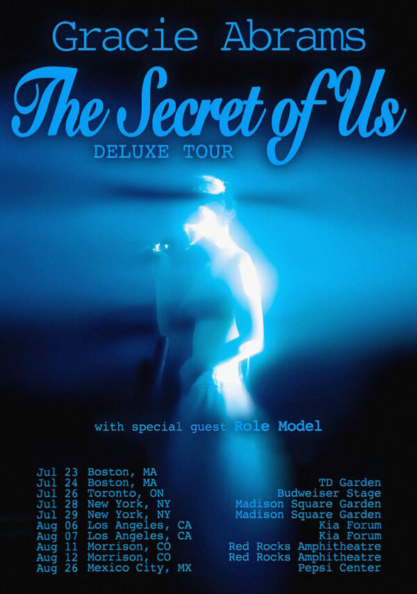 GRACIE ABRAMS The Secret Of Us 2025 North America Tour Poster
