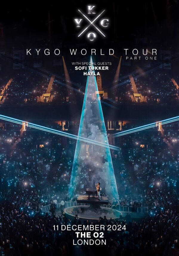 KYGO World Tour 2024: LONDON The O2 Arena Poster