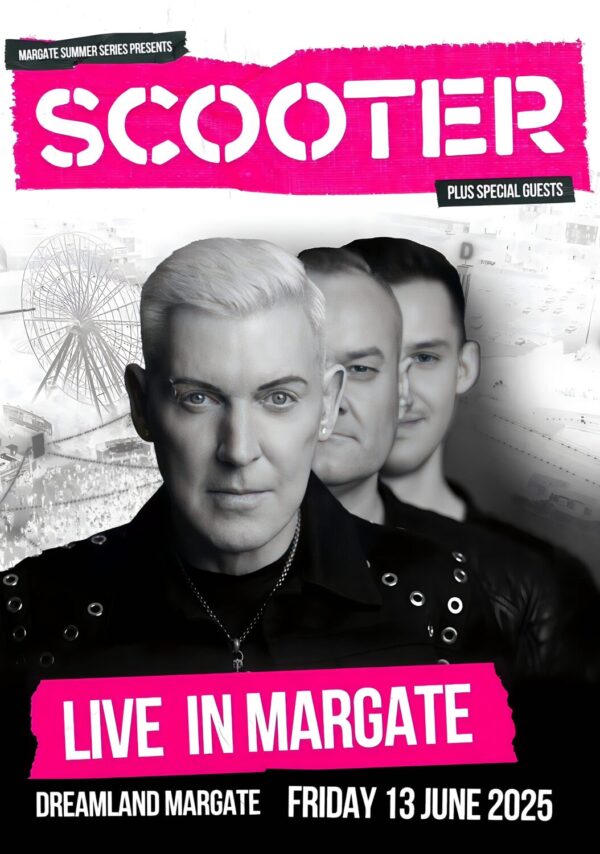 SCOOTER Open Your Mind 2025 Tour: DREAMLAND Margate Poster