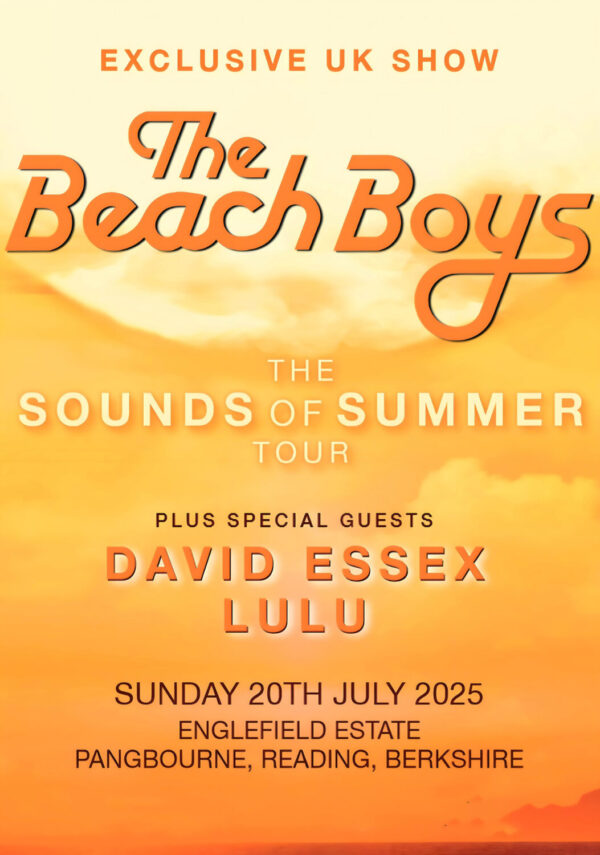THE BEACH BOYS The Sounds Of Summer 2025 Tour: READING Englefield Estate Poster