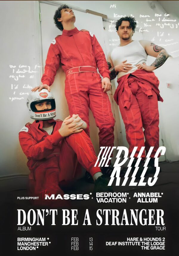 THE RILLS Don't Be A Stranger 2025 UK Tour Poster