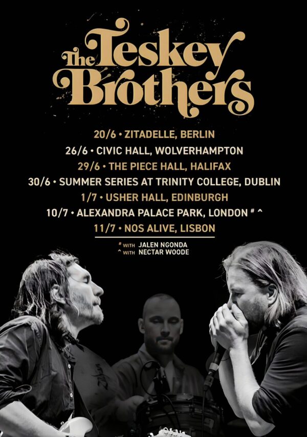 THE TESKY BROTHERS Summer 2025 UK & Europe Tour Poster