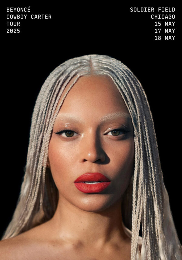 BEYONCE Cowboy Carter 2025 Tour: CHICAGO Soldier Field Poster Print