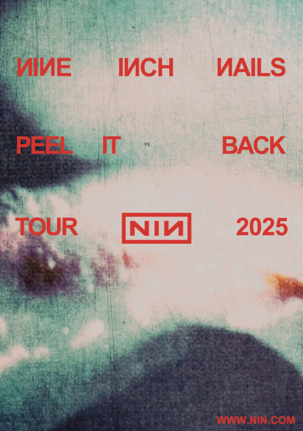 NINE INCH NAILS Peel It Back 2025 World Tour Poster Print