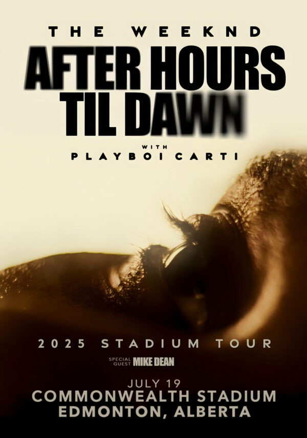 THE WEEKND After Hours Til Dawn 2025 Tour: EDMONTON Commonwealth Stadium Poster Print
