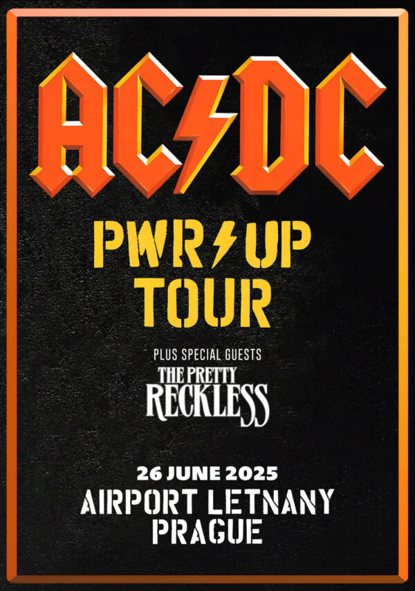AC/DC Power Up 2025 European Tour: PRAGUE, Czech Republic, Airport Letnany Poster Print