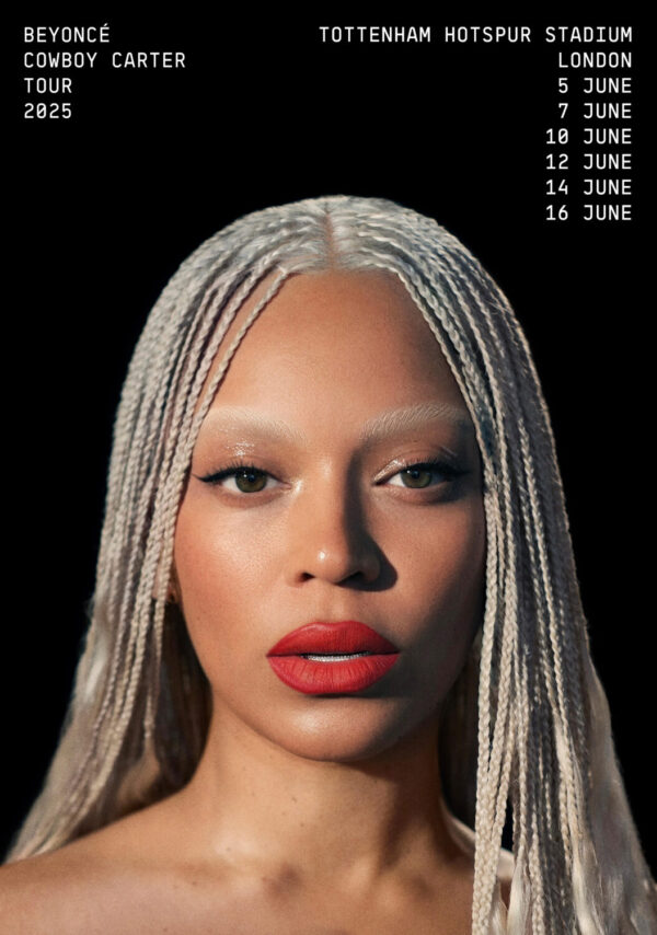 BEYONCE Cowboy Carter 2025 Tour: LONDON Tottenham Hotspur Stadium Poster Print
