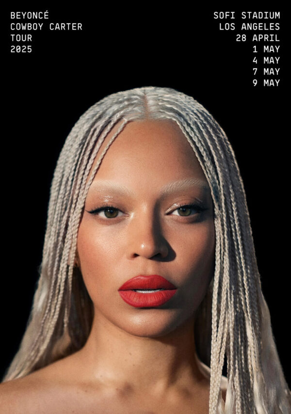 BEYONCE Cowboy Carter 2025 Tour: LOS ANGELES SoFi Stadium Poster Print