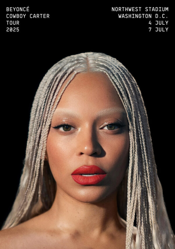 BEYONCE Cowboy Carter 2025 Tour: WASHINGTON DC Northwest Stadium Poster Print