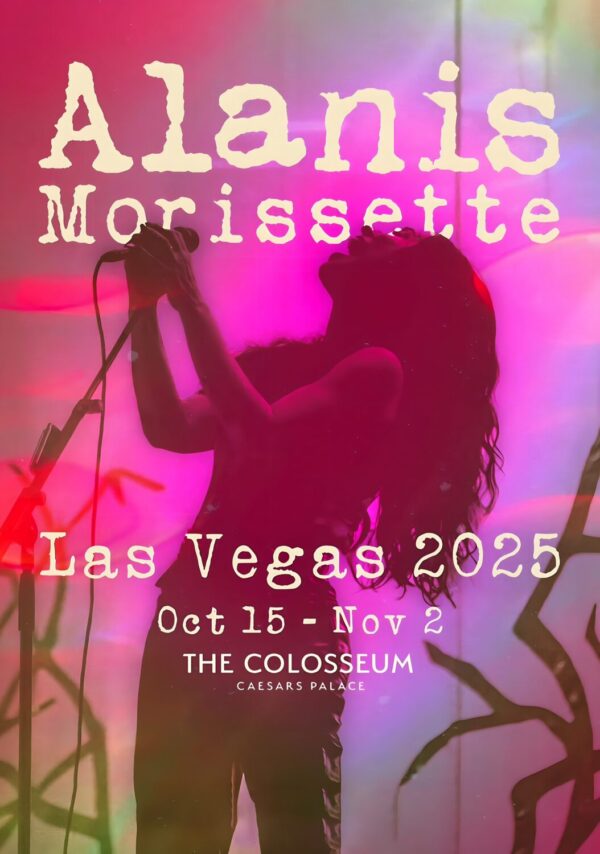 ALANIS MORISSETTE Jagged Little Pill 2025 Tour: LAS VEGAS Colosseum Residency Poster Print