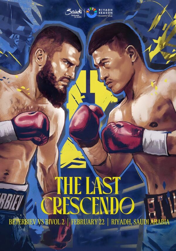 ARTUR BETERBIEV vs. DIMITRY BIVOL 2 Riyadh Season 2025 Boxing Fight Poster