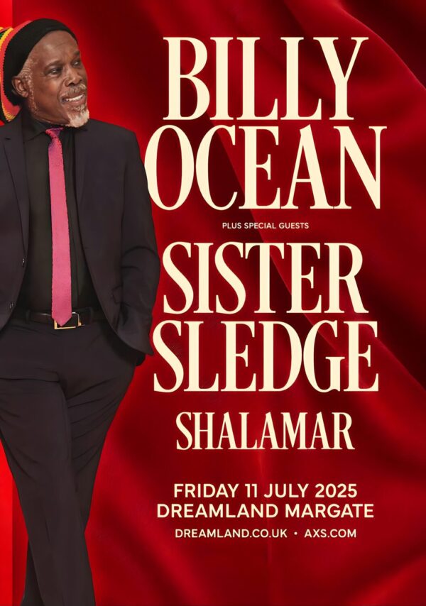 BILLY OCEAN Sister Sledge 2025 Tour: DREAMLAND Margate Poster Print