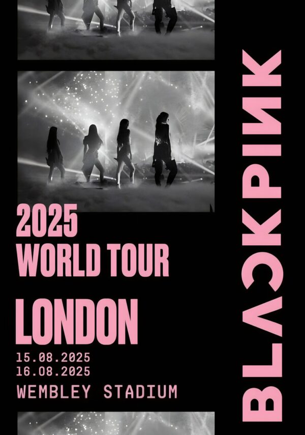 BLACKPINK Summer 2025 World Tour: LONDON Wembley Stadium Poster Print
