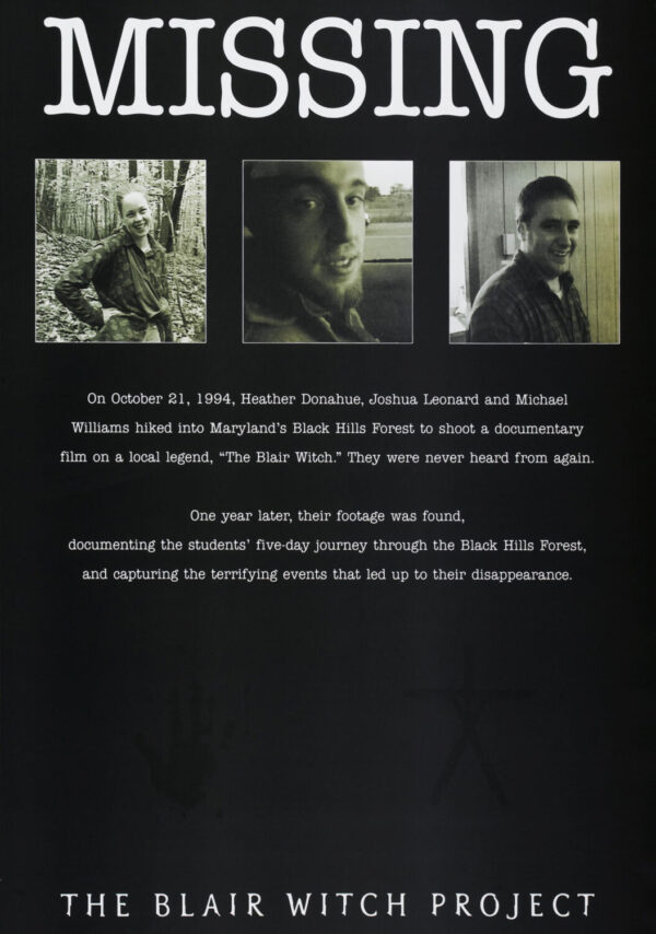 BLAIR WITCH PROJECT  Movie Film Poster Print