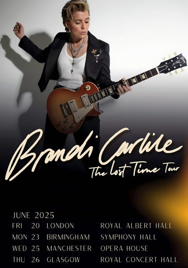 BRANDI CARLILE The Last Time 2025 UK Tour Poster Print