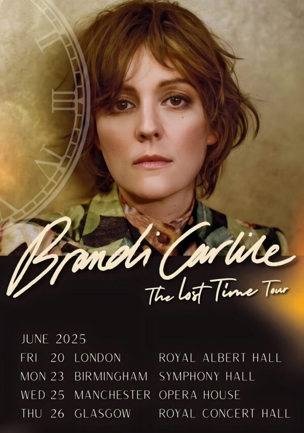 BRANDI CARLILE The Last Time 2025 UK Tour Poster Print