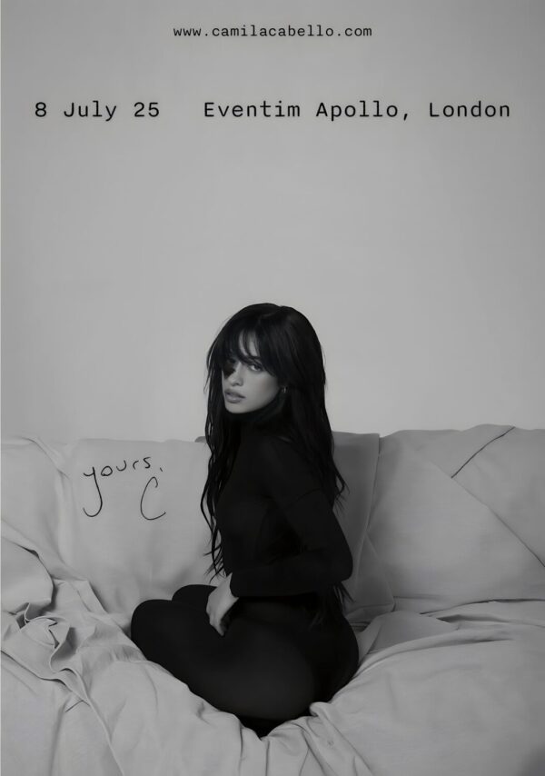 CAMILA CABELLO Summer 2025 UK Tour: LONDON Eventim Apollo Poster Print