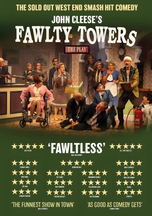 FAWLTY TOWERS John Cleese Comedy Musical West End Broadway Poster Print