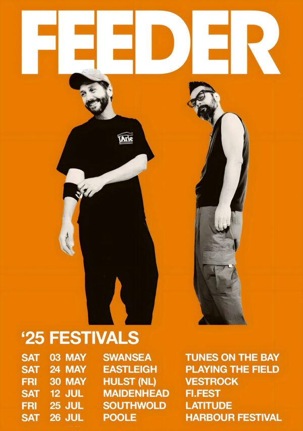 FEEDER (band) Comfort In Sound 2025 Festival Tour Poster Print
