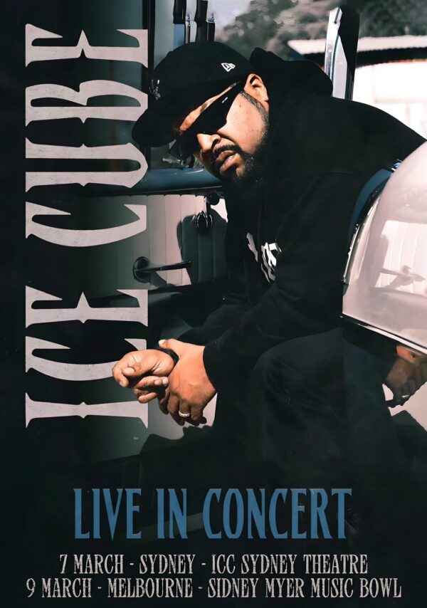 ICE CUBE Live In Concert 2025 Australia Tour: SYDNEY - MELBOURNE Poster Print