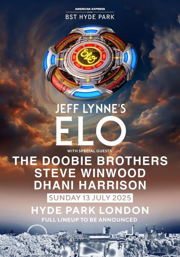 JEFF LYNNE'S ELO The Over & Out 2025 Tour: LONDON BST Hyde Park - 13 July 2025 Poster Print
