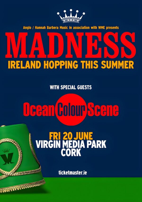 MADNESS (band) Ireland Hopping 2025 Tour: CORK Virgin Media Park Poster Print