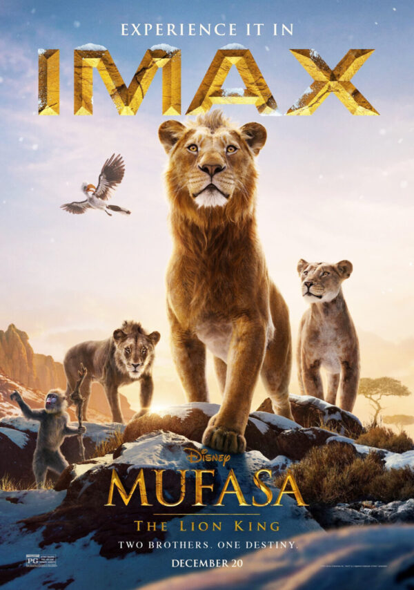 MUFASA THE LION KING Movie Film Poster Print