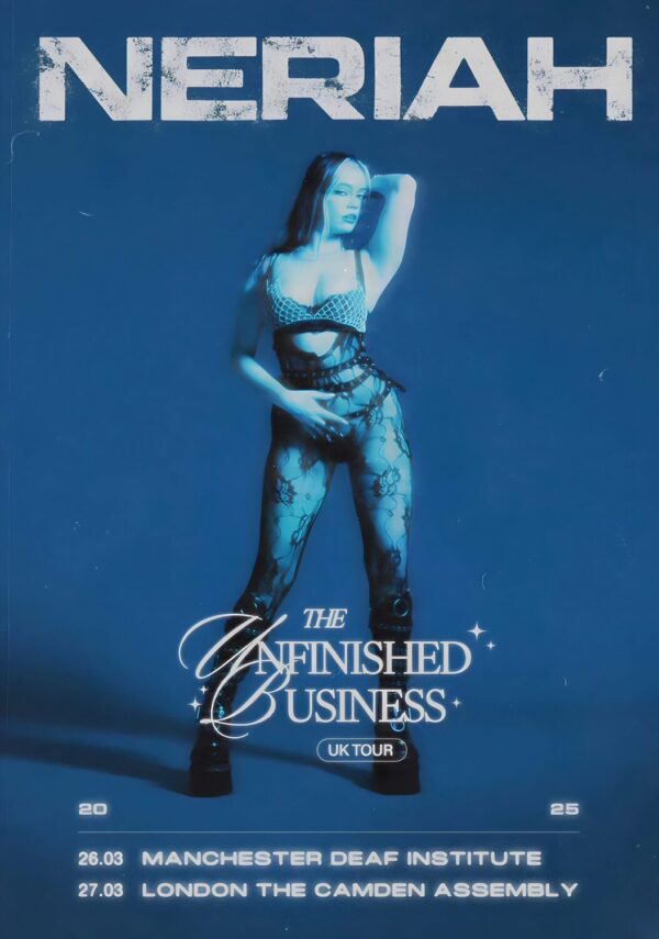 ERIAH The Unfinished Business 2025 Tour: MANCHESTER - LONDON Poster