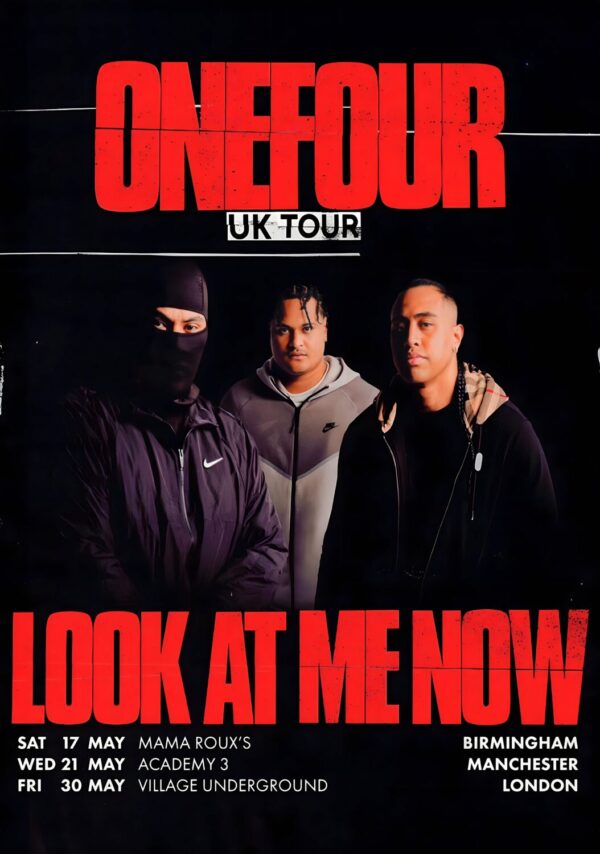 ONEFOUR Look At Me Now 2025 UK Tour Poster Print