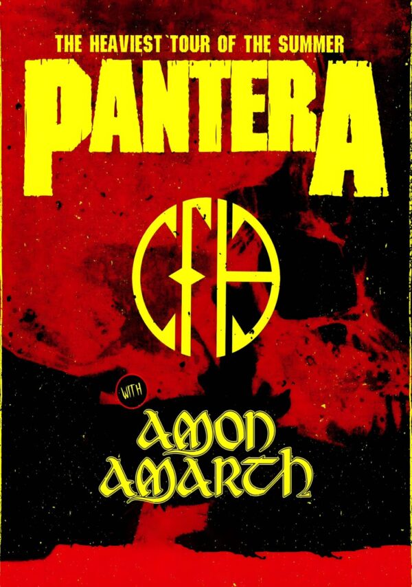 PANTERA The Heaviest Tour Of The Summer 2025 Poster Print
