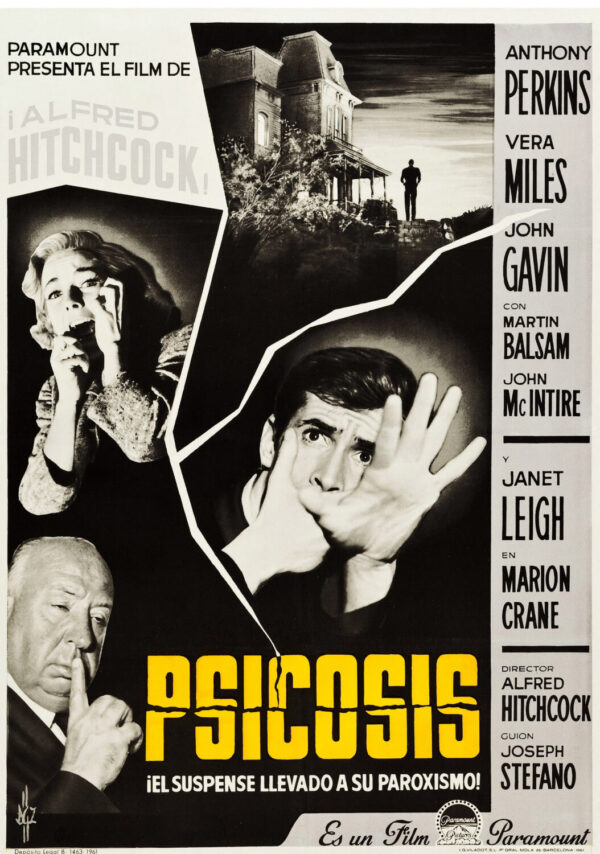 PSYCHO Movie Film Poster Print