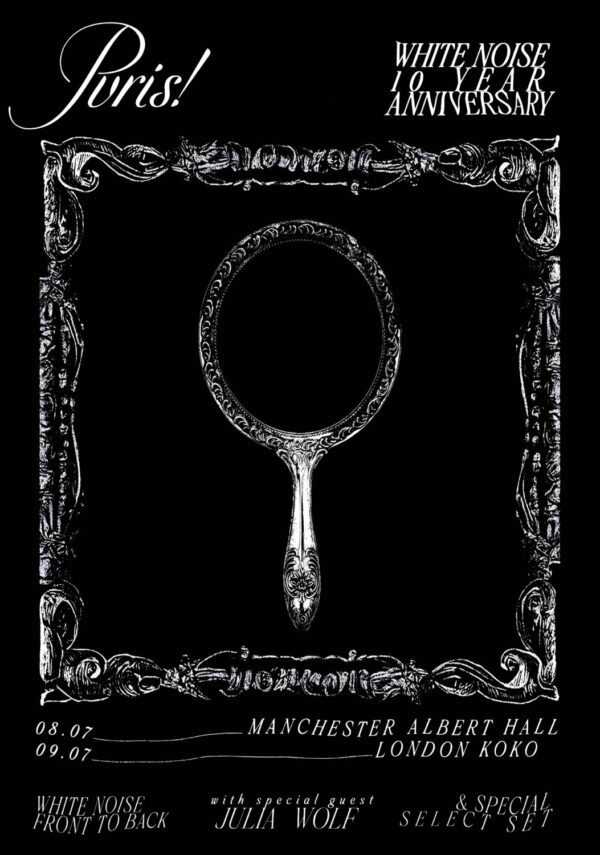 PVRIS (Paris band) White Noise 10th Anniversary 2025 UK Tour: MANCHESTER - LONDON Poster