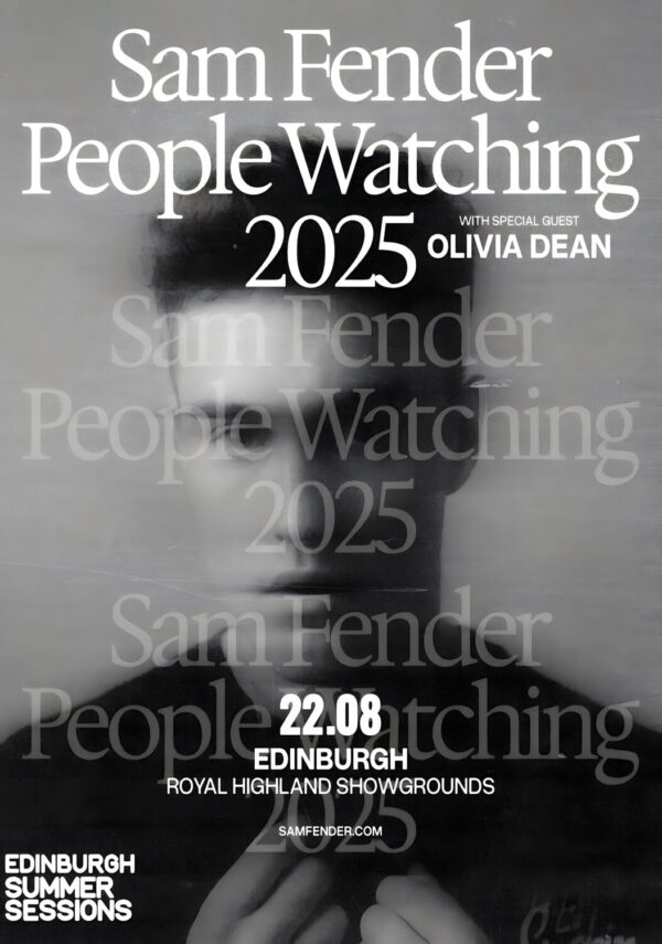 SAM FENDER People Watching 2025 Tour: EDINBURGH Royal Highland Showgrounds Poster Print