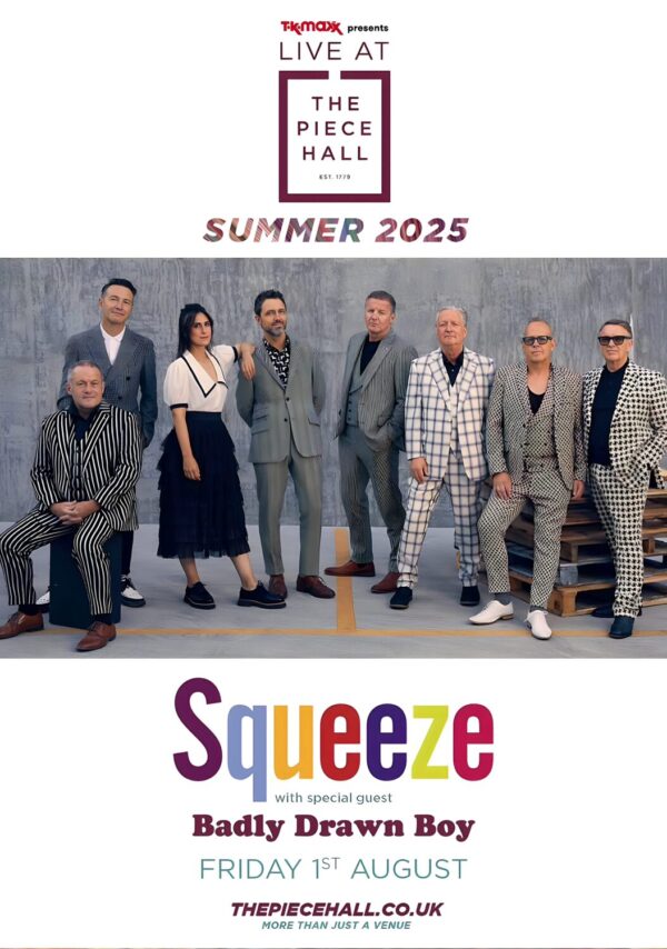 SQUEEZE (band) Summer 2025 Tour: HALIFAX The Piece Hall Poster Print
