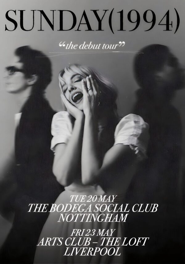 SUNDAY (1994) The Debut 2025 UK Tour: NOTTINGHAM - LIVERPOOL Poster Print