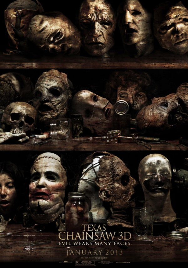TEXAS CHAINSAW MASSACRE 3D Movie Film Poster Print