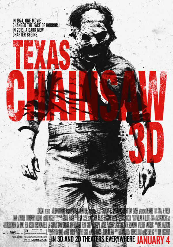 TEXAS CHAINSAW MASSACRE 3D Movie Film Poster Print