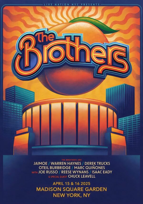 THE BROTHERS (band) Live 2025: NEW YORK Madison Square Garden Poster Print