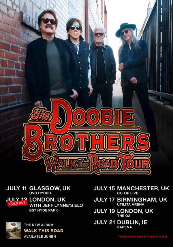 THE DOOBIE BROTHERS Walk The Road 2025 North America Tour Poster Print