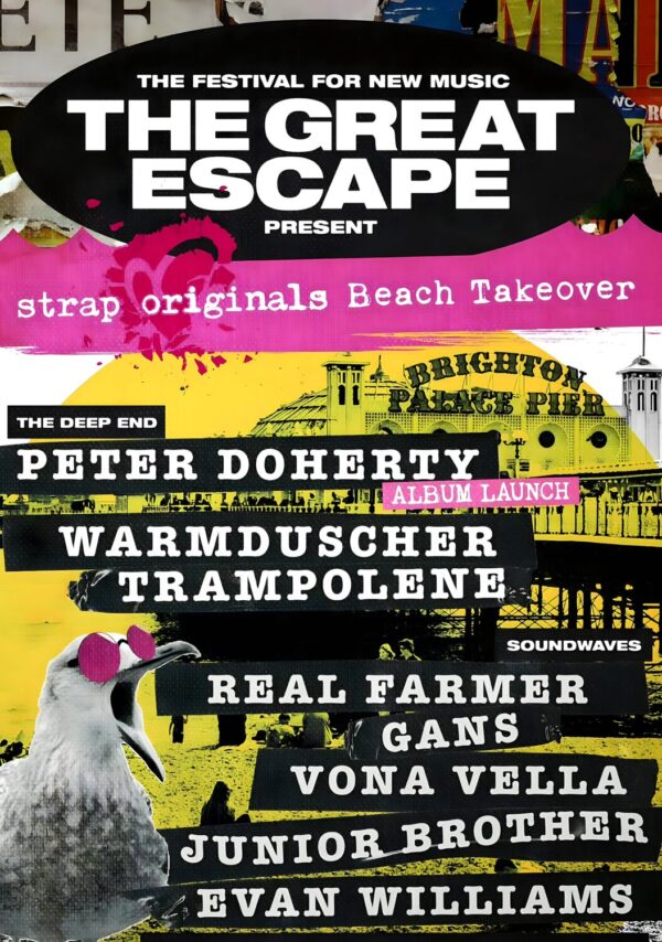 THE GREAT ESCAPE 2025 FESTIVAL Peter Doherty Line up Poster Print