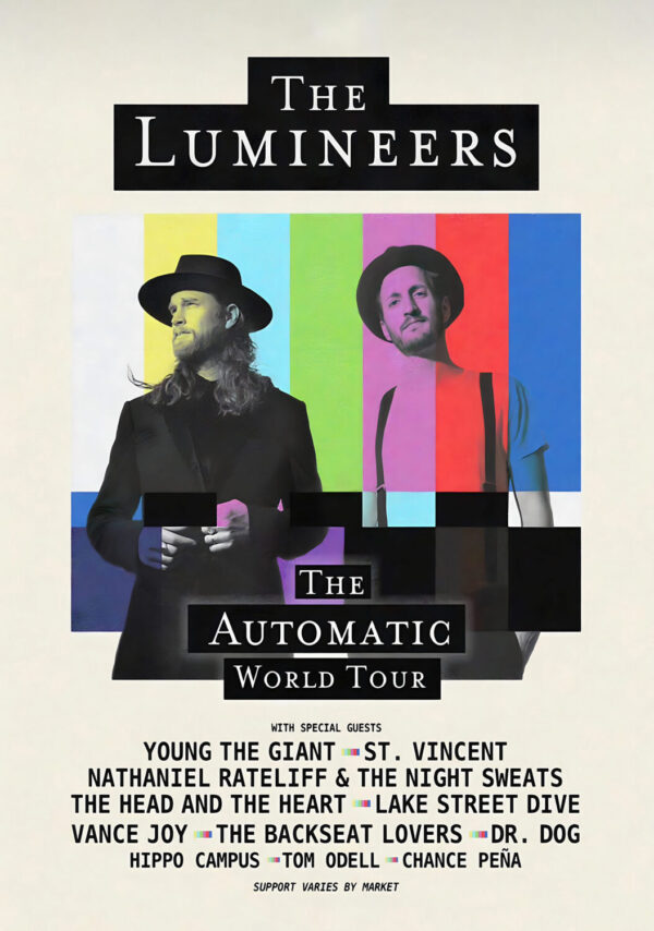 THE LUMINEERS The Automatic 2025 World Tour Poster Print