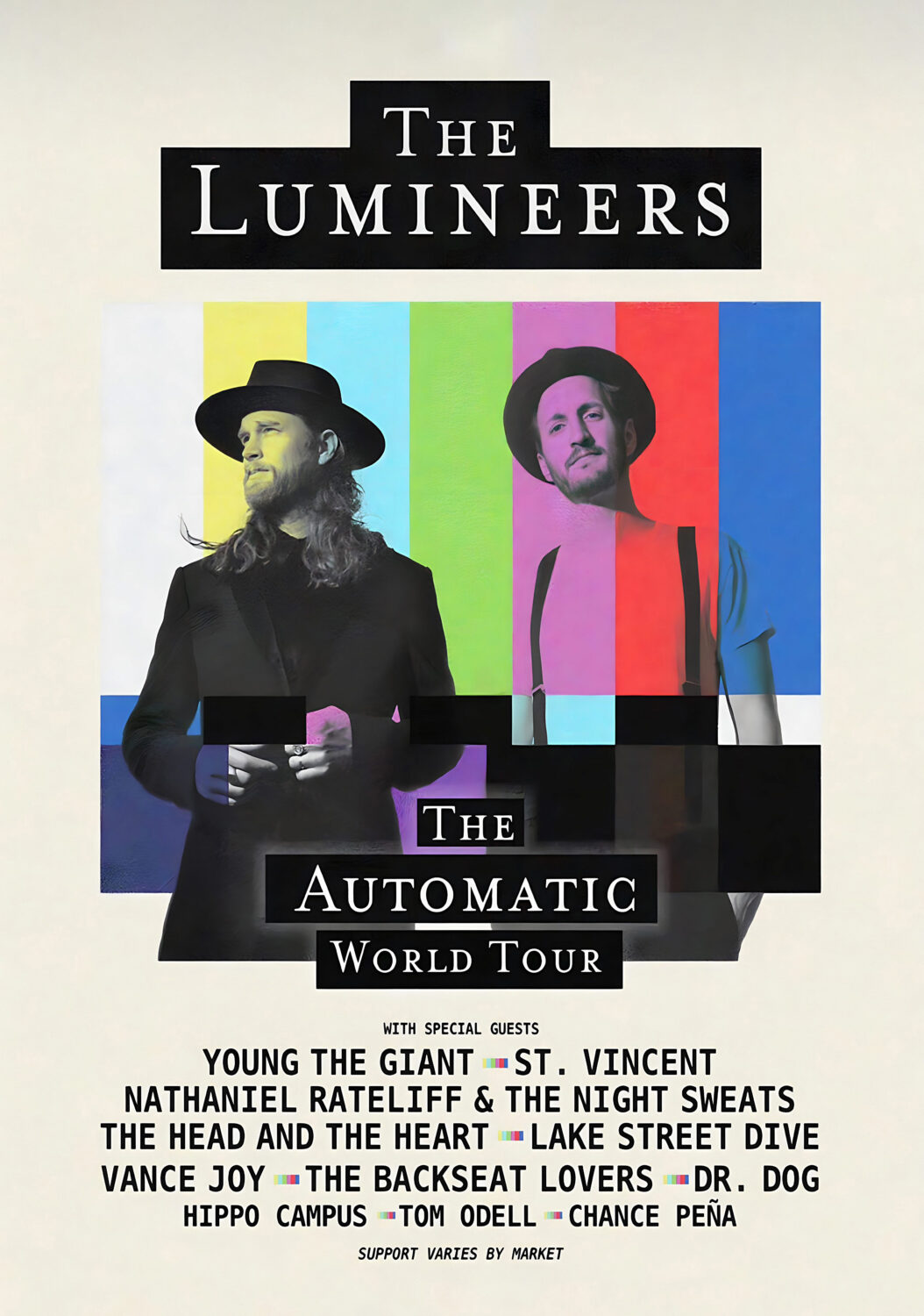 The Lumineers 2026 Tour Venues