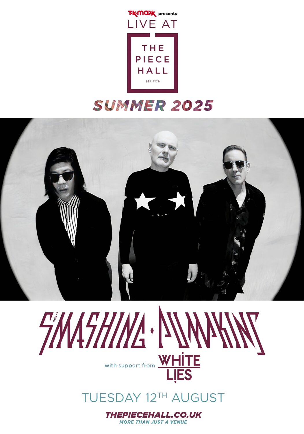 THE SMASHING PUMPKINS 2025 UK Tour: HALIFAX Poster Print
